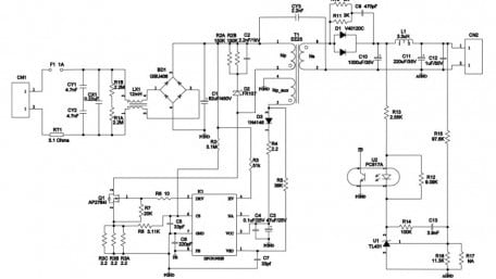24V 36W AC-DC Reference Design with a Quasi-Resonant Controller