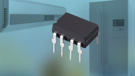 Integrated Power Phototriac with 600V/μs dv/dt Reduces Costs