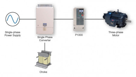 Single-Phase-to-DC Power for Variable Frequency Drives