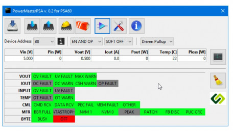 Company-Neutral GUI Controls Power Stamp DC-DC Converters