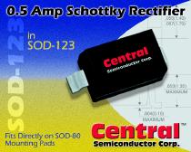 Central Semiconductor Releases CMHSH5-2L and CMHSH5-4 Schottky Rectifiers