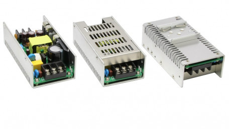 40-65W Industrial Power Supplies Accept 90- to 305-Vac Inputs