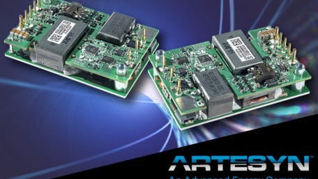 500-Watt Quarter-Brick DC-DC Converter Supports GaN Power Amplifiers