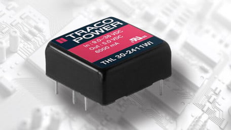 Board-mounted DC-DC Converter Lowers Costs, Extends Power Rating for Package Size