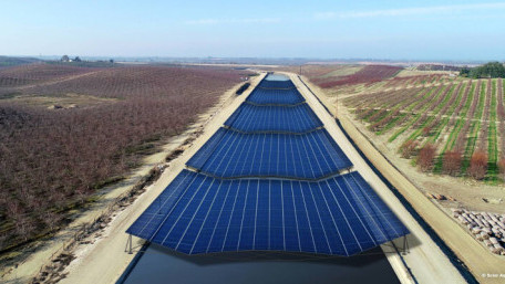 California Debuts First-of-its-kind Solar Project Atop a Canal
