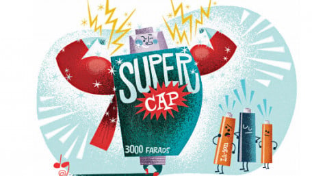 Energy Storage Using Supercapacitors: How Big is Big Enough?