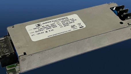 Jasper Electronics Introduces High Efficiency Compact Convection Cooled Power Supply Series