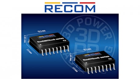 RECOM Adds 1W and 0.5W Options to SOIC-16 Family of DC/DC Converters