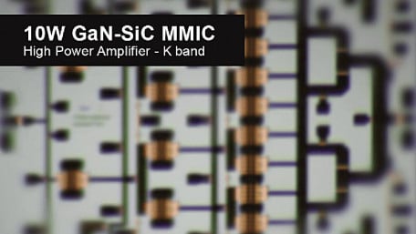 10W GaN-on-SiC MMIC K/Ka-Band High Power Amplifier