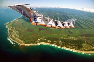 NASA's Solar-Powered Helios Flies above Hawaii