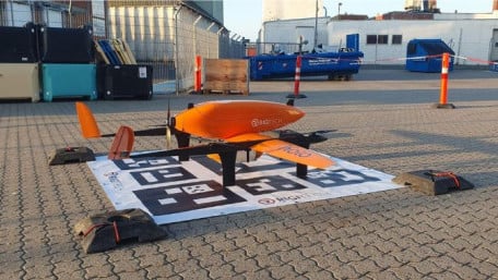Delivery Drones Bring Spare Parts to Offshore Wind Farms in Denmark