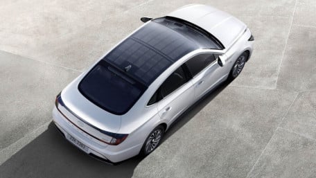 Hyundai Launches First Car with Solar Roof Charging System