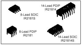 IR Introduces the IR2181/IR2183/IR2184 Series of Gate Driver ICs