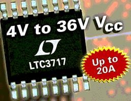 Linear Technology Unveils LTC3717 DC/DC Controller
