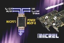 Micrel Semiconductor Reveals the MIC3975 Regulator
