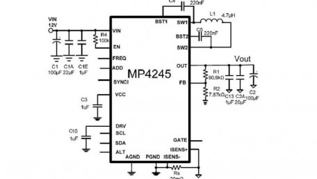 36V, 6A Peak, Buck-Boost Converter with I2C Interface for Power Delivery