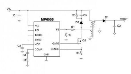 Flyback and Forward Controller with Primary-Side or Secondary-Side Regulation
