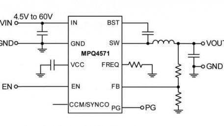 1A / 60V, Fully-Integrated, AEC-Q100 Synchronous Buck DC-DC Converter