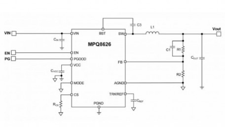 6A/6V Buck Converter with 16V Input Operates at up to 2000kHz