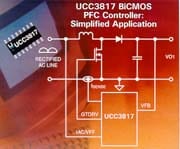 Unitrode Intros UCC3817/8 BiCMOS Preregulators