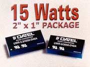 UWR 15W A-Series switching dc/dc converters