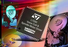 STMicroelectronics Introduces the L7250 Voice-Coil and Spindle-Motor Drive Combo Chip