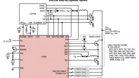 Multiphase Expander for Synchronous Boost DC-DCs Supports up to 4 Phases