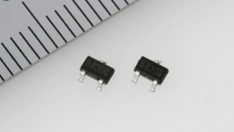 TVS in SOT-23 with Pin Capacitance of .8pF and Ipp of 2A