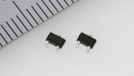 TVS in SOT-23 with Pin Capacitance of .8pF and Ipp of 2A
