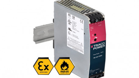 ATEX II3G 120W DIN Rail Power Supplies for Harsh & Hazardous Locations