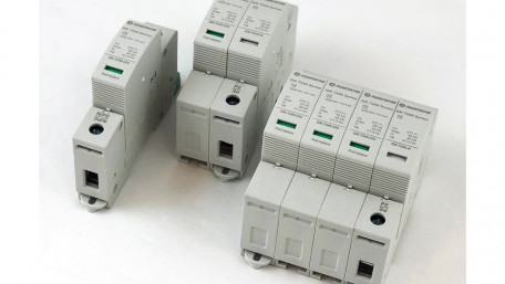 DIN Rail Surge Protection Class I 120Vac to 690Vac and Class I+II 230Vac