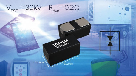 Ultra-Compact Bi-Directional ESD Protection Diode for Portable Devices