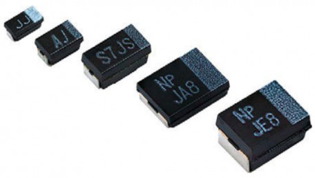 3.3µF to 680µF Polymer Tantalum Molded Chip Capacitors Now in Z Case