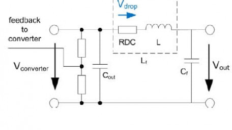 Direct Current Losses at the Output Filter of a Switching Controller
