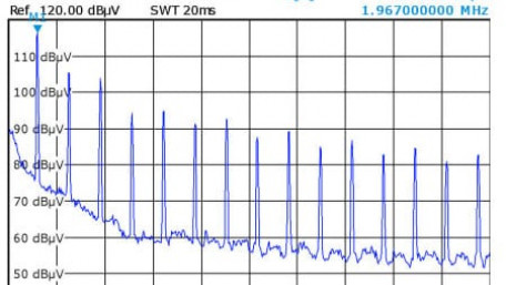 EMC Filter for DC/DC Switching Controller Optimized