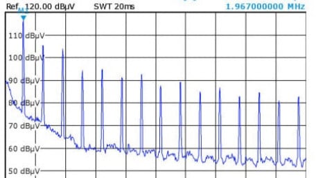 EMC Filter for DC/DC Switching Controller Optimized